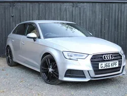 Silver Used 2016 Audi A3 Sportback S-Line Hatchback | £12,490 (Fair price)