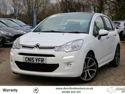 White Used 2015 Citroën C3 PureTech Hatchback | £4,495 (A bit pricey)