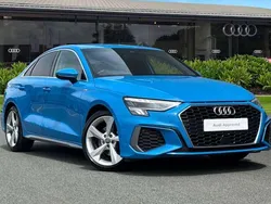 Blue Used 2020 Audi A3 S-Line Sedan | £18,750 (Fair price)