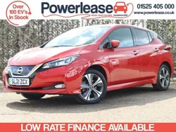 Red Used 2021 Nissan Leaf Tekna Hatchback | £11,444 (Super price)