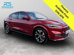 Red Used 2021 Ford Mustang Mach-E Extended Range SUV | £18,795 (Fair price)