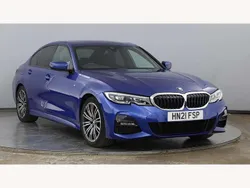Blue Used 2021 BMW 330 M Sport Sedan | £23,995 (Good price)