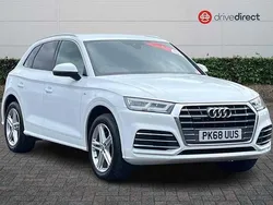 Metallic paint Used 2018 Audi Q5 S-Line SUV | £21,100 (Fair price)