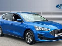 Blue Used 2022 Ford Focus Titanium Hatchback | £14,033 (Fair price)