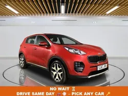 Red Used 2017 Kia Sportage GT-Line SUV | £10,799 (Fair price)