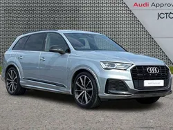 Silver Used 2023 Audi Q7 Black Edition SUV | £50,500 (Good price)