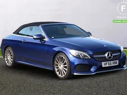 Blue Used 2016 Mercedes C250 Active Cabriolet | £16,299 (A bit pricey)