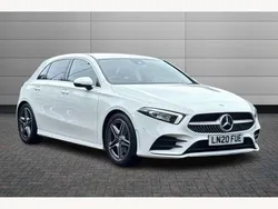 Polar white Used 2020 Mercedes A180 Executive Hatchback | £19,700 (Fair price)