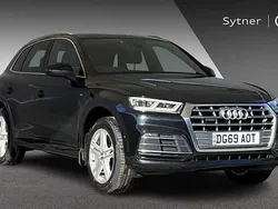 Black Used 2019 Audi Q5 S-Line SUV | £25,250 (Fair price)