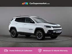 White Used 2022 Jeep Compass Trailhawk SUV | £15,497 (Fair price)