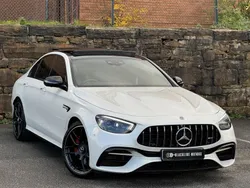 White Used 2021 Mercedes E63 AMG Premium Plus Sedan | £67,995 (Fair price)
