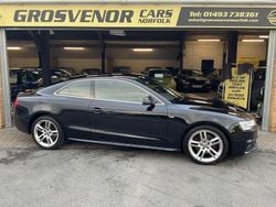 Black Used 2015 Audi A5 S-Line Coupe | £10,495 (Fair price)