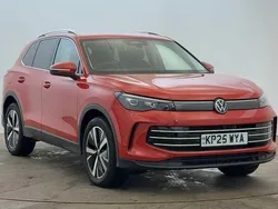 Red Used 2025 VW Tiguan Elegance SUV | £36,000 (A bit pricey)