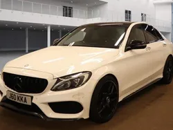 White Used 2016 Mercedes C250 AMG line Sedan | £11,495 (Fair price)