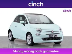Green Used 2021 Fiat 500 Lounge Hatchback | £10,149 (Fair price)