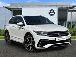 White Used 2021 VW Tiguan R-line SUV | £27,956 (Fair price)