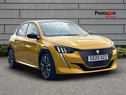 Yellow Used 2020 Peugeot 208 GT-line Hatchback | £10,999 (Fair price)