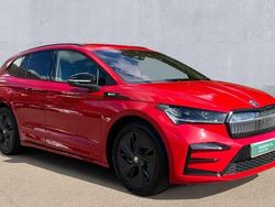 Velvet red metallic Used 2024 Skoda Enyaq iV vRS SUV | £35,150