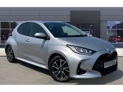 Silver Used 2023 Toyota Yaris Hybrid Design Hatchback | £17,134 (Good price)