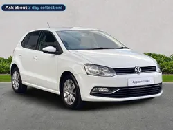 White Used 2015 VW Polo SE Hatchback | £7,339 (Fair price)