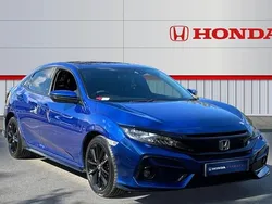 Blue Used 2021 Honda Civic Sport Hatchback | £16,777 (Fair price)