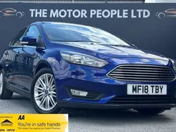 Blue Used 2018 Ford Focus Zetec Hatchback | £7,495 (Super price)