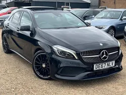 Black Used 2017 Mercedes A200 AMG line Hatchback | £16,999 (A bit pricey)