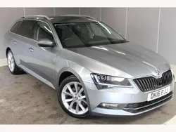 Grey Used 2016 Skoda Superb SE L Executive Estate | £10,895 (Fair price)