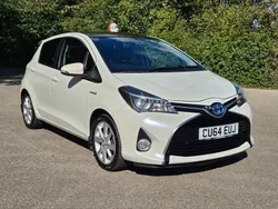 White Used 2014 Toyota Yaris Hybrid Hatchback | £8,995 (Fair price)