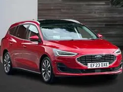 Red Used 2023 Ford Focus Titanium X Estate | £17,999 (Fair price)