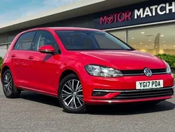 Red Used 2017 VW Golf VII SE Hatchback | £9,900 (Fair price)