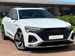White Used 2023 Audi Q8 e-tron Comfort SUV | £54,980 (Expensive)