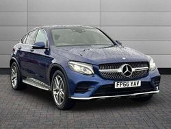 Blue Used 2016 Mercedes GLC220 AMG Line Premium Coupe | £20,395 (Fair price)
