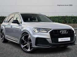 Silver Used 2020 Audi Q7 Black Edition SUV | £38,485 (Expensive)