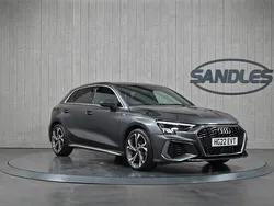 Grey Used 2022 Audi A3 Sportback S-Line Hatchback | £19,999 (A bit pricey)