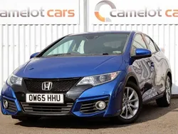 Blue Used 2016 Honda Civic SE Plus Hatchback | £6,990 (Good price)