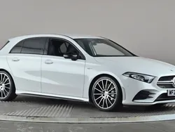 White Used 2022 Mercedes A35 AMG Executive Hatchback | £24,798 (Fair price)