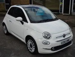 White Used 2016 Fiat 500 Lounge Hatchback | £5,995 (Fair price)