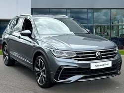 Grey Used 2024 VW Tiguan Allspace R-line SUV | £33,423 (A bit pricey)