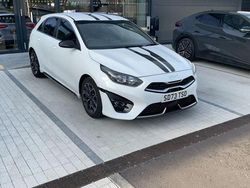 White Used 2023 Kia Ceed GT-Line Hatchback | £18,750 (Fair price)