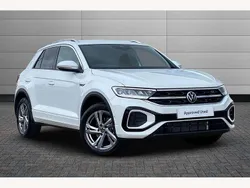 Pure white Used 2025 VW T-Roc R-line SUV | £28,995 (Fair price)