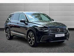 Black Used 2022 VW Tiguan Allspace R-line SUV | £30,490 (A bit pricey)