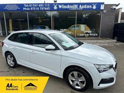 White Used 2019 Skoda Scala SE Hatchback | £8,950 (Fair price)