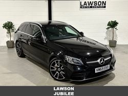 Black Used 2019 Mercedes C220 AMG line Estate | £19,990 (A bit pricey)
