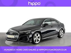 Black Used 2022 Audi A3 S-Line Sedan | £20,640 (Good price)