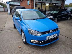 Blue Used 2014 VW Polo SE Hatchback | £7,750 (Fair price)