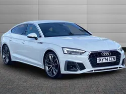 Glacier white Used 2025 Audi A5 S-Line Coupe | £30,650 (Good price)