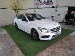 White Used 2016 Mercedes C250 AMG line Sedan | £8,500 (Super price)