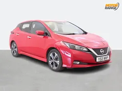 Red Used 2021 Nissan Leaf N-Connecta Hatchback | £9,195 (Fair price)