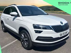 White Used 2020 Skoda Karoq SE SUV | £12,995 (Fair price)